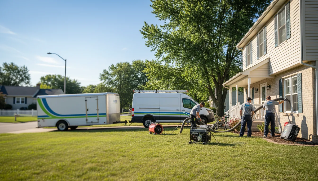 Flooded Basement Restoration And Cleanup With Repair in Bearden, AR near me